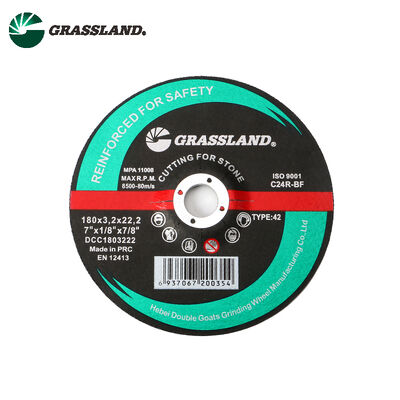 レジンストーン切断ディスク 180mm 直径 3.2mm 厚さ 22.2mm 穴サイズ 高速アングルグラインダー対応