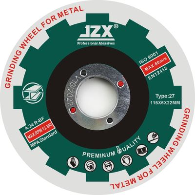 T27-4-1/2 " X1/4X7/8の鋼玉石の研摩の粉砕車輪