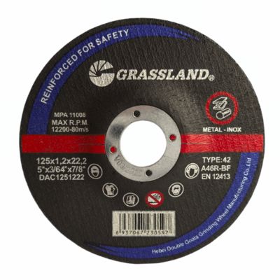 125mm 切断ディスク 鉄筋結合材料のステンレス鋼と非鉄金属の迅速な直線とクリーンな切断