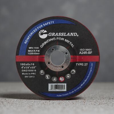 GRASSLAND 4 金属研磨ホイール 100 X 1.0 金属の汚染フリー研磨用