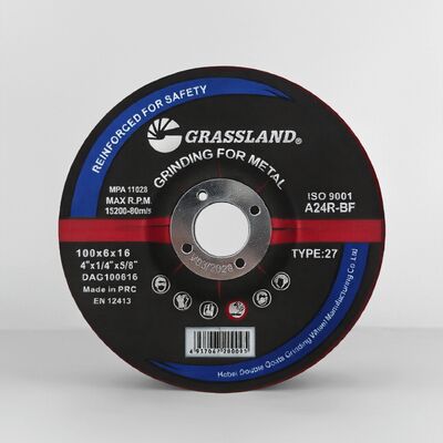 GRASSLAND 4 金属研磨ホイール 100 X 1.0 金属の汚染フリー研磨用