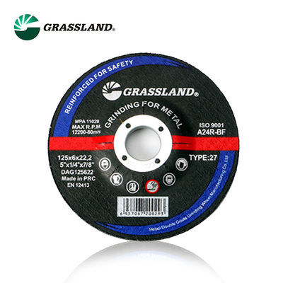 GRASSLAND 5 "金属研削ディスク 125mm X 6mm X 22.2mm ステンレス鋼の異物混入のない切断用