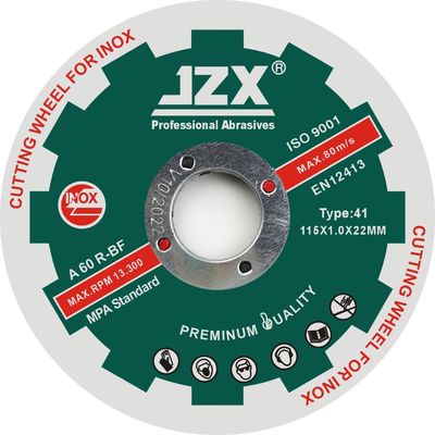 T41 115X1.2X22mm 4.5&quot; 1mmの厚さのInoxの切断ディスク