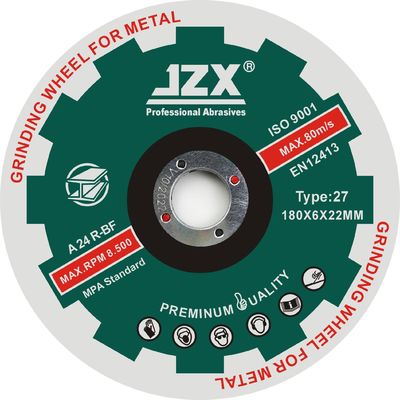 7つはX 1/4" X 7/8" T27中心の鋼鉄粉砕車輪を弱めた