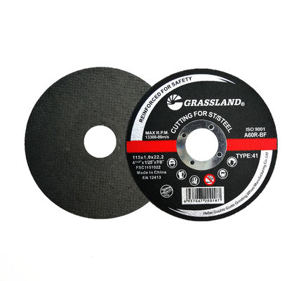 115X1X22.2、薄型設計 GRASSLAND 115mm 切断砥石、鋼およびステンレス鋼 INOX の高速かつクリーンな切断用