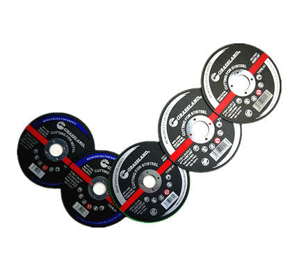 GRASSLAND 4インチ Inox 研削ディスク、単結晶溶融アルミナ 100mm X 3.2mm X 16mm