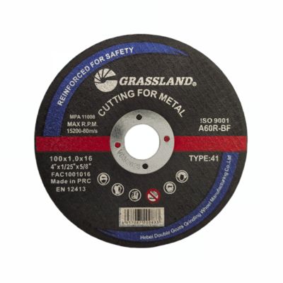 ストレートで欠けのない切断用4インチ金属研削ディスク 100mm x 1mm x 16mm 連続ホイールブレード 丈夫な酸化アルミニウム研磨材 80 m/s